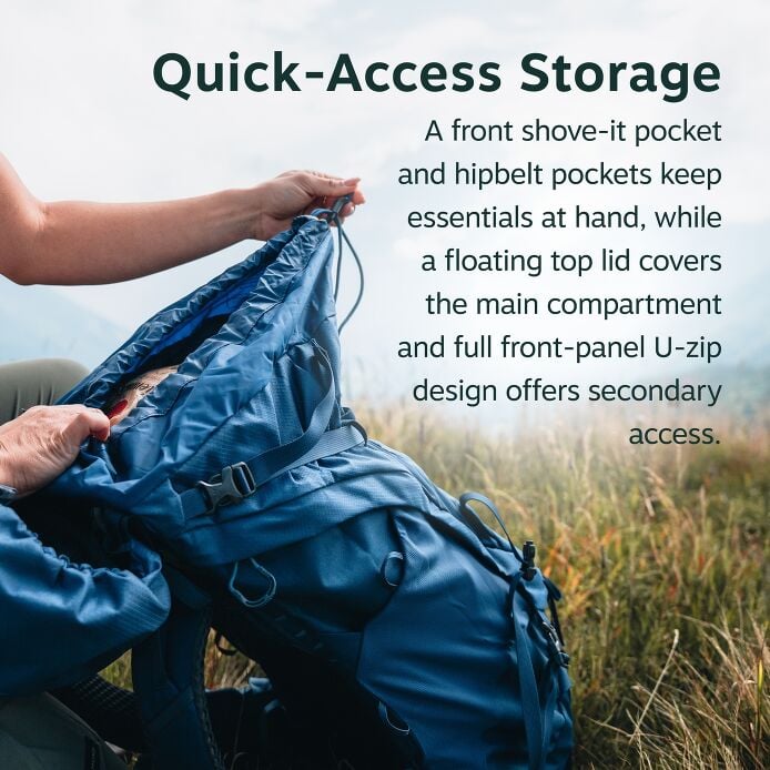 Kestrel™ LT 45 Backpacking Pack - US 9049